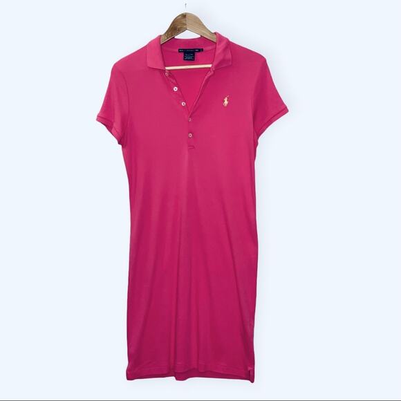 Ralph Lauren Sport Pink Short Sleeve Polo Dress S - Picture 9 of 9